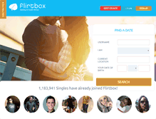 Tablet Screenshot of flirtbox.co.za